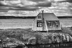 M Stone Blue Rocks B&W Fishing shack