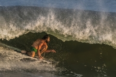 Surfer-in-a-curl-shirtless